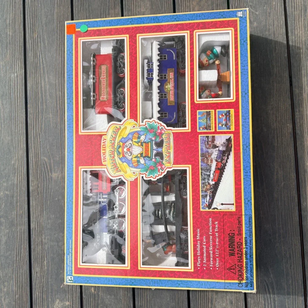 Toy State Nutcracker Express Christmas Train Set 5303 Holiday Music Animated Car